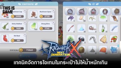 เทคนิคจัดการไอเทมในกระเป๋าไม่ให้น้ำหนักเกิน