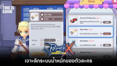 เจาะลึกระบบน้ำหนักของตัวละคร