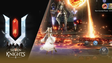 องค์ประกอบหน้าจอเกม Seven Knights 2