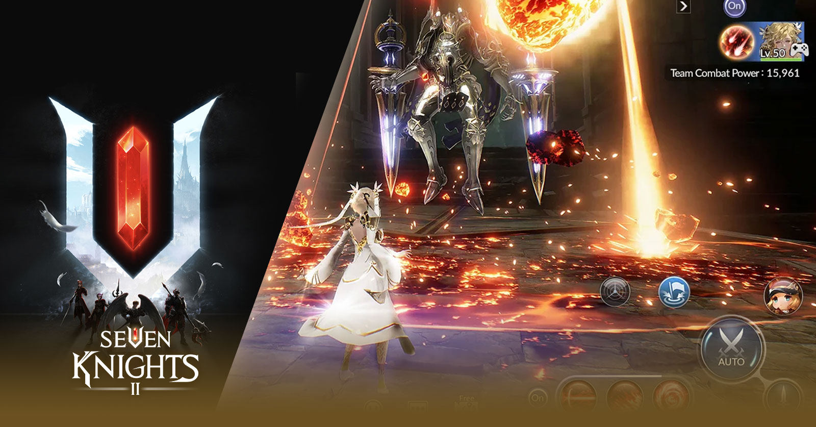องค์ประกอบหน้าจอเกม Seven Knights 2