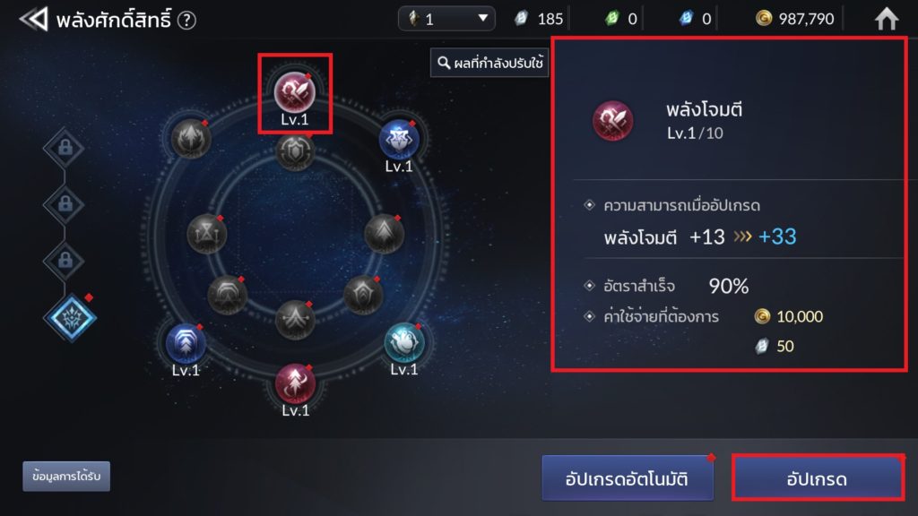 พลังศักดิ์สิทธิ์ใน Seven Knights 2 4 พลังศักดิ์สิทธิ์ใน Seven Knights 2