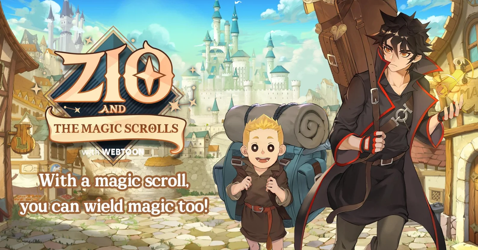 Zio and the Magic scroll เปิดให้เล่นบนสโตร์ไทยแล้ว 1 Zio and the Magic scroll เปิดให้ลงทะเบียนล่วงหน้าบนสโตร์ไทยแล้ว เกมมือถือ RPG ที่ดัดแปลงมาจากการ์ตูนชื่อดังใน Webtoon