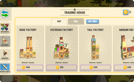 'Legacy' เกมแนวบริหารธุรกิจ Blockchain - NFT