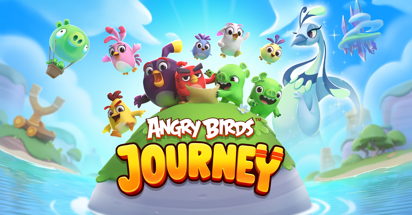 Angry Birds Journey เกมมือถือแนว Slingshot ดีดแล้วยิง พาเจ้านกพิโรธออกทวงคืนไข่มหัศจรรย์