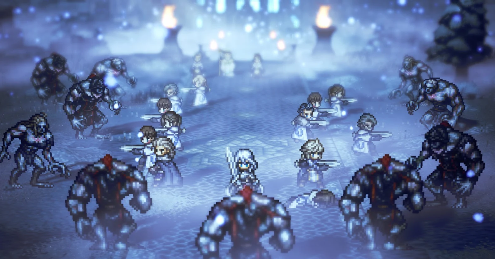 เกม JRPG ผจญภัยสุดคลาสสิกกราฟิก HD-2D ฉบับมือถือที่เปิดให้บริการเฉพาะในญี่ปุ่น