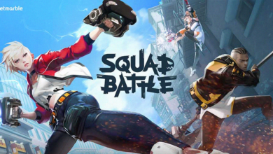 Squad Battle ที่ผสมผสานการเล่นแบบทีมเพลย์และชูตติ้งมุมกล้อง TPS เข้าด้วยกัน