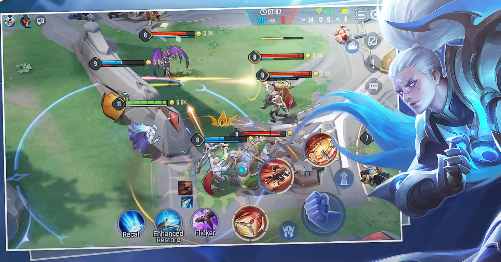 Clash of Titans เกมมือถือ MOBA กลิ่นอายคล้าย RoV 1 Clash of Titans เปิดให้บริการทั้ง iOS/Android แล้ว