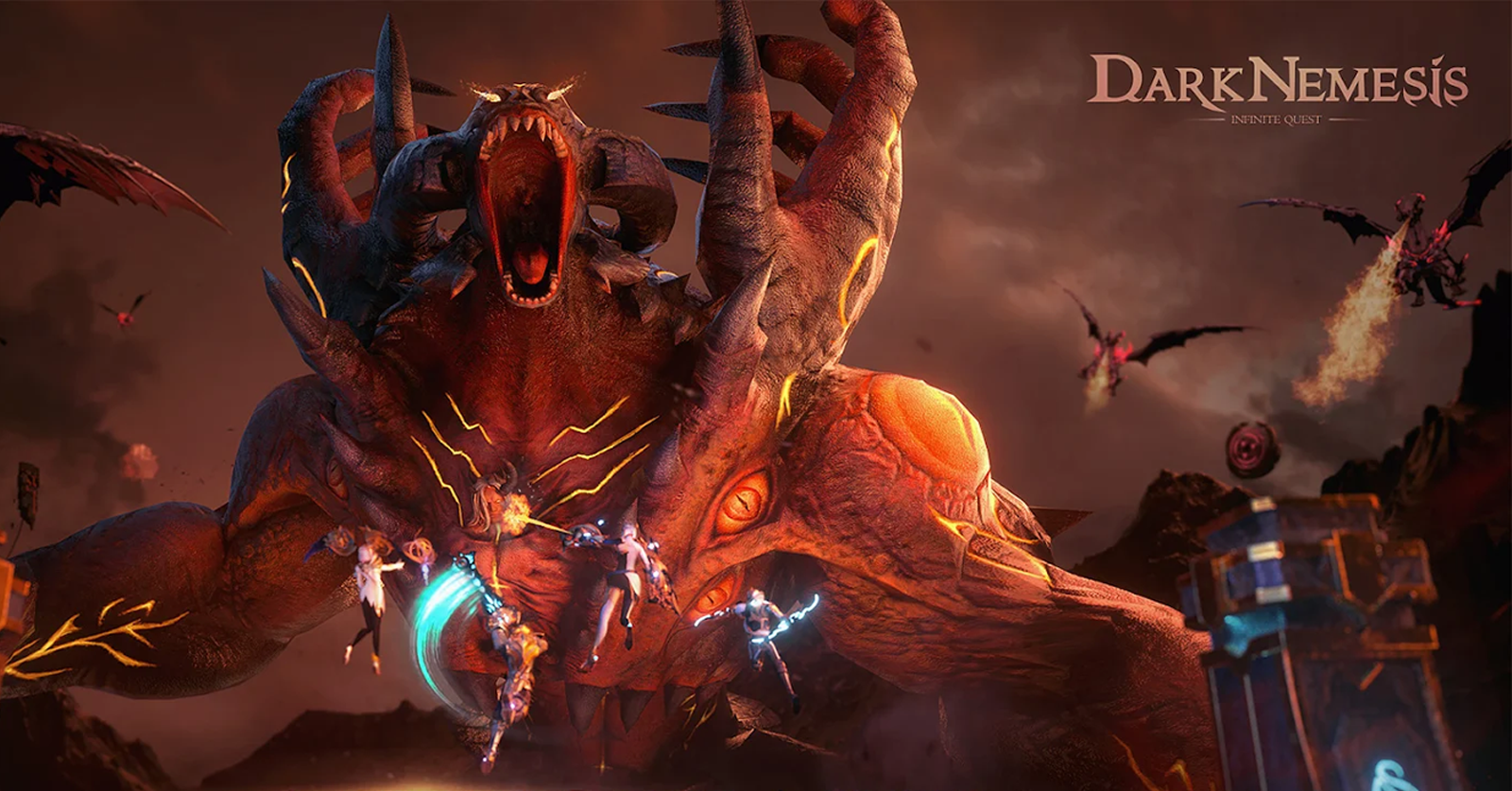 Dark Nemesis เปิดให้บริการทั่วโลกรวมถึงไทยแล้วทั้ง iOS/Android 1 Dark Nemesis เกมมือถือ Action MMORPG ภาพสวยคมชัด 3D มอบประสบการณ์ต่อสู้สุดอลังการ