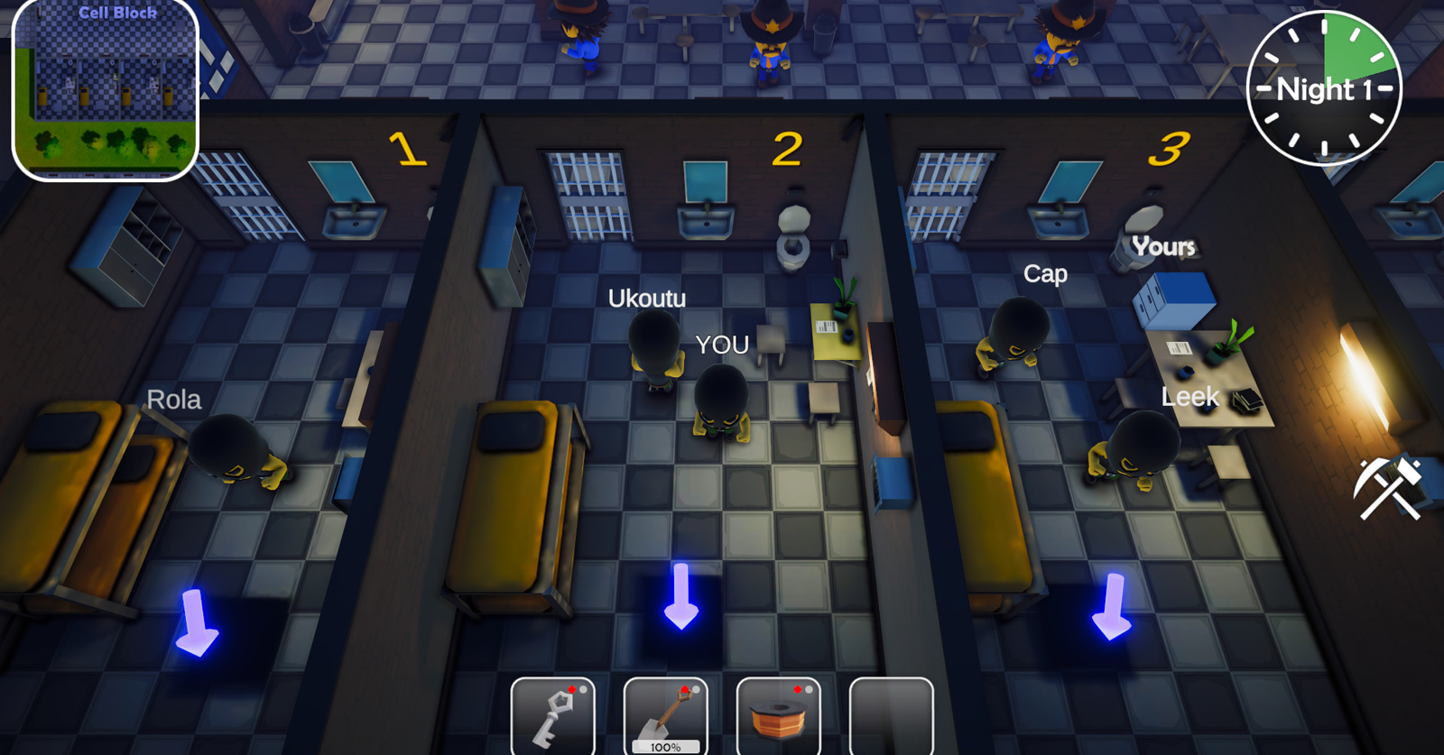 Prison Life เกมออนไลน์สุดมันส์สไตล์ตำรวจจับโจร 1 Prison Life สุ่มบทบาทผู้ต้องขัง หรือเจ้าหน้าที่คุมขัง แล้วทำภารกิจให้สำเร็จ