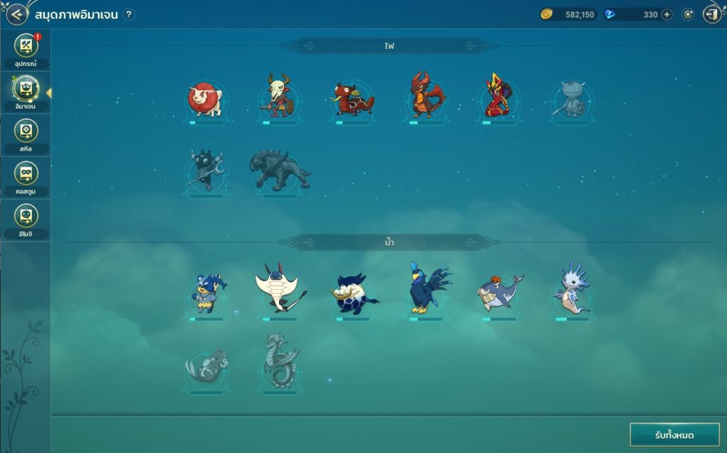 สมุดภาพใน Ni no Kuni: Cross Worlds