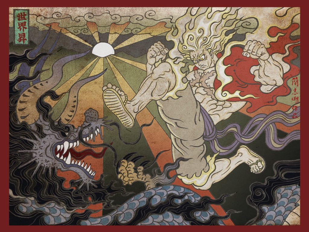 รวมภาพการ์ตูนลายเส้นสไตล์ Ukiyo-e (อูกิโยะ) จากฝีมือศิลปินชาวไต้หวัน 15 รวมภาพการ์ตูนลายเส้นสไตล์ Ukiyo-e (อูกิโยะ) จากฝีมือศิลปินชาวไต้หวัน