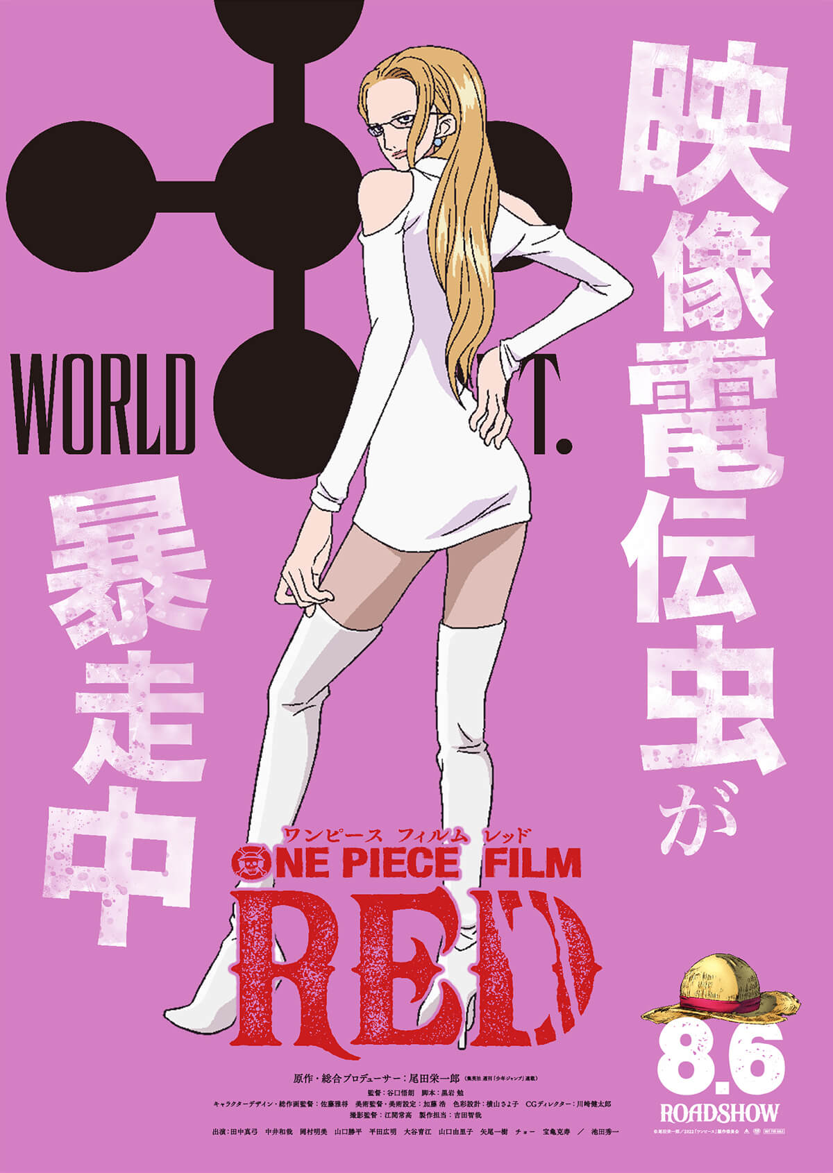 เผยภาพ Visual ตัวละครของภาพยนต์ ONE PIECE FILM RED 22 เผยภาพ Visual ตัวละครของภาพยนต์ ONE PIECE FILM RED