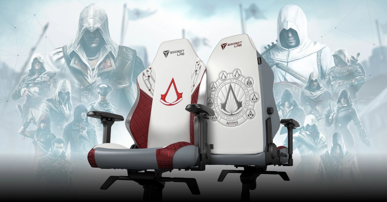 ของมันต้องมี! Secretlab เปิดตัวเก้าอี้-โต๊ะเกมเมอร์ ฉลองครบรอบ 15 ปีซีรีส์ Assassin's Creed 1 ของมันต้องมี! Secretlab เปิดตัวเก้าอี้-โต๊ะเกมเมอร์ ฉลองครบรอบ 15 ปีซีรีส์ Assassin's Creed