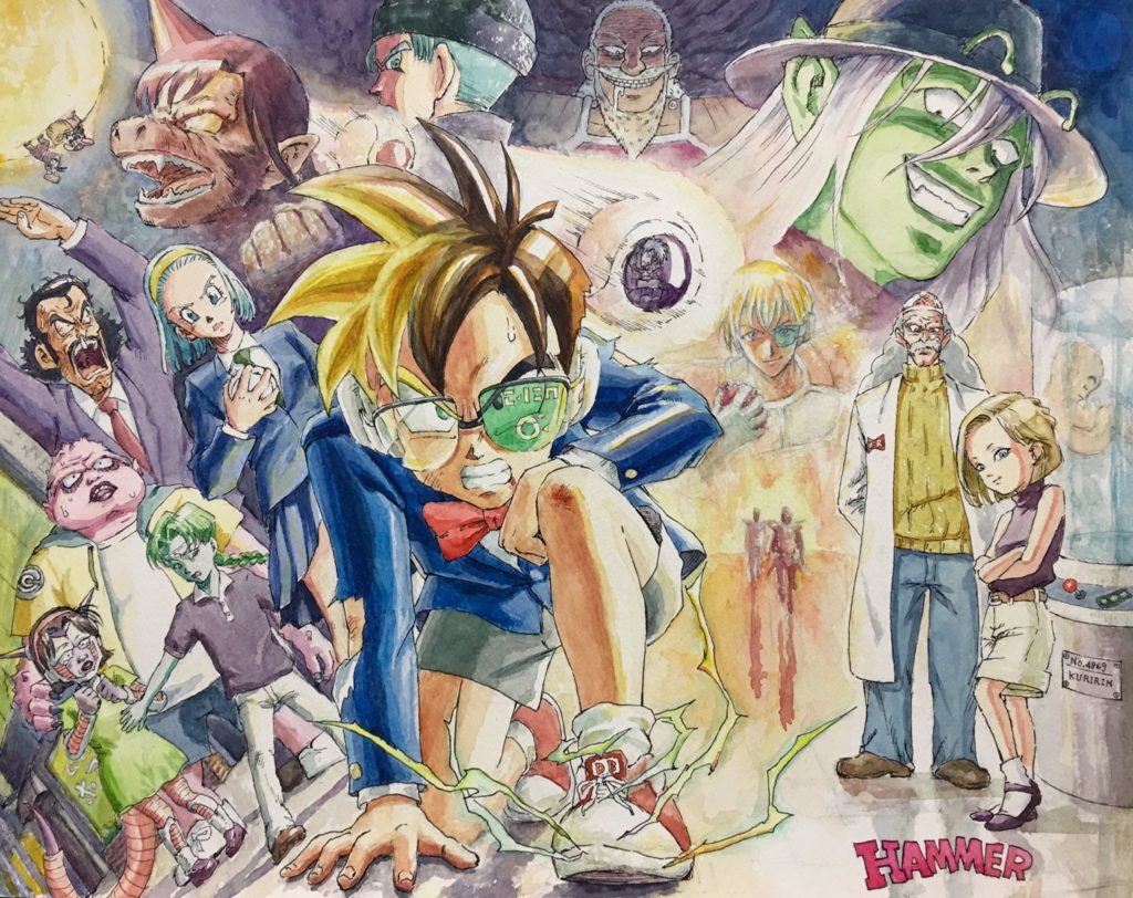 รวมผลงาน Fanart วาดภาพด้วยสีน้ำจากการ์ตูนเรื่อง Dragon Ball Z