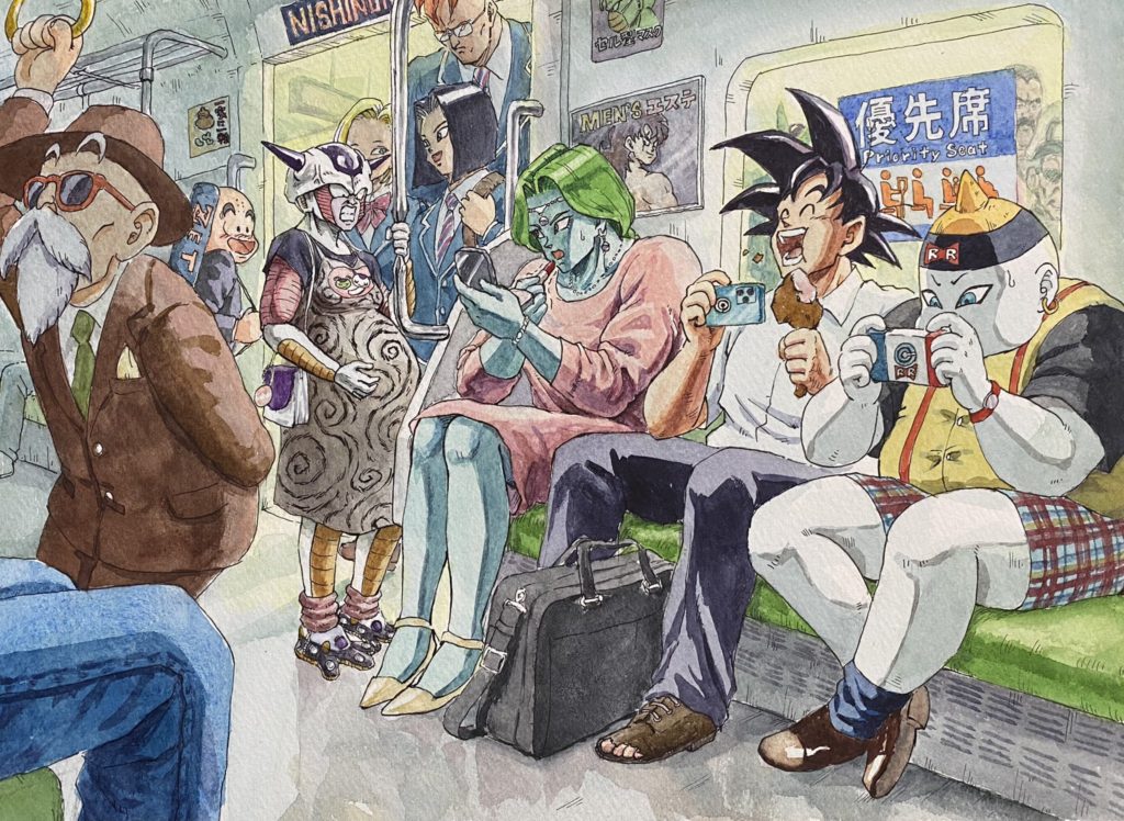 รวมผลงาน Fanart วาดภาพด้วยสีน้ำจากการ์ตูนเรื่อง Dragon Ball Z