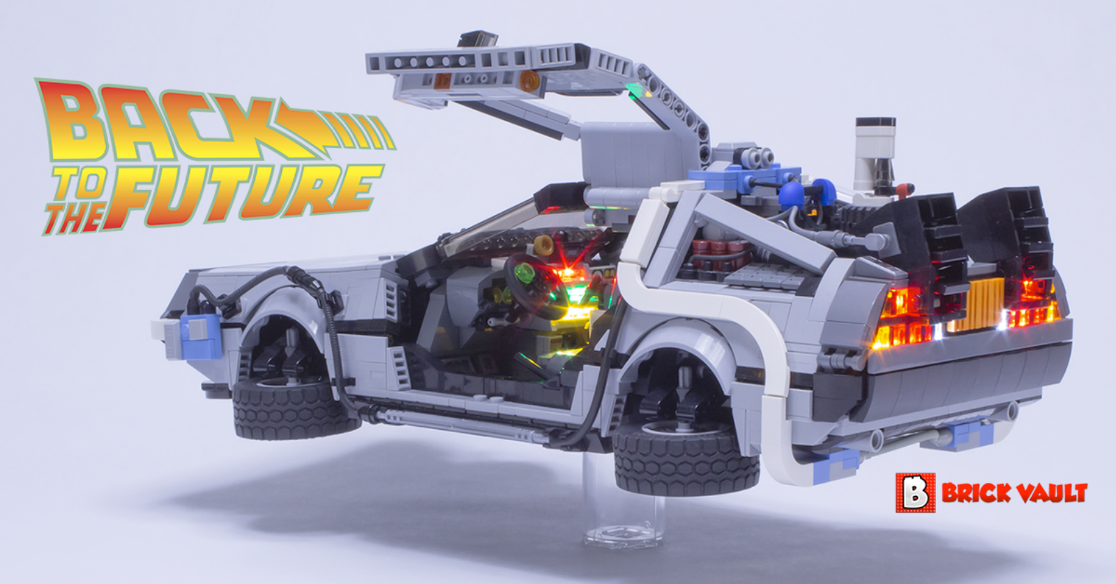 CUSTOM LEGO รถในตำนาน DELOREAN DMC-12 1 CUSTOM LEGO รถในตำนาน DELOREAN DMC-12