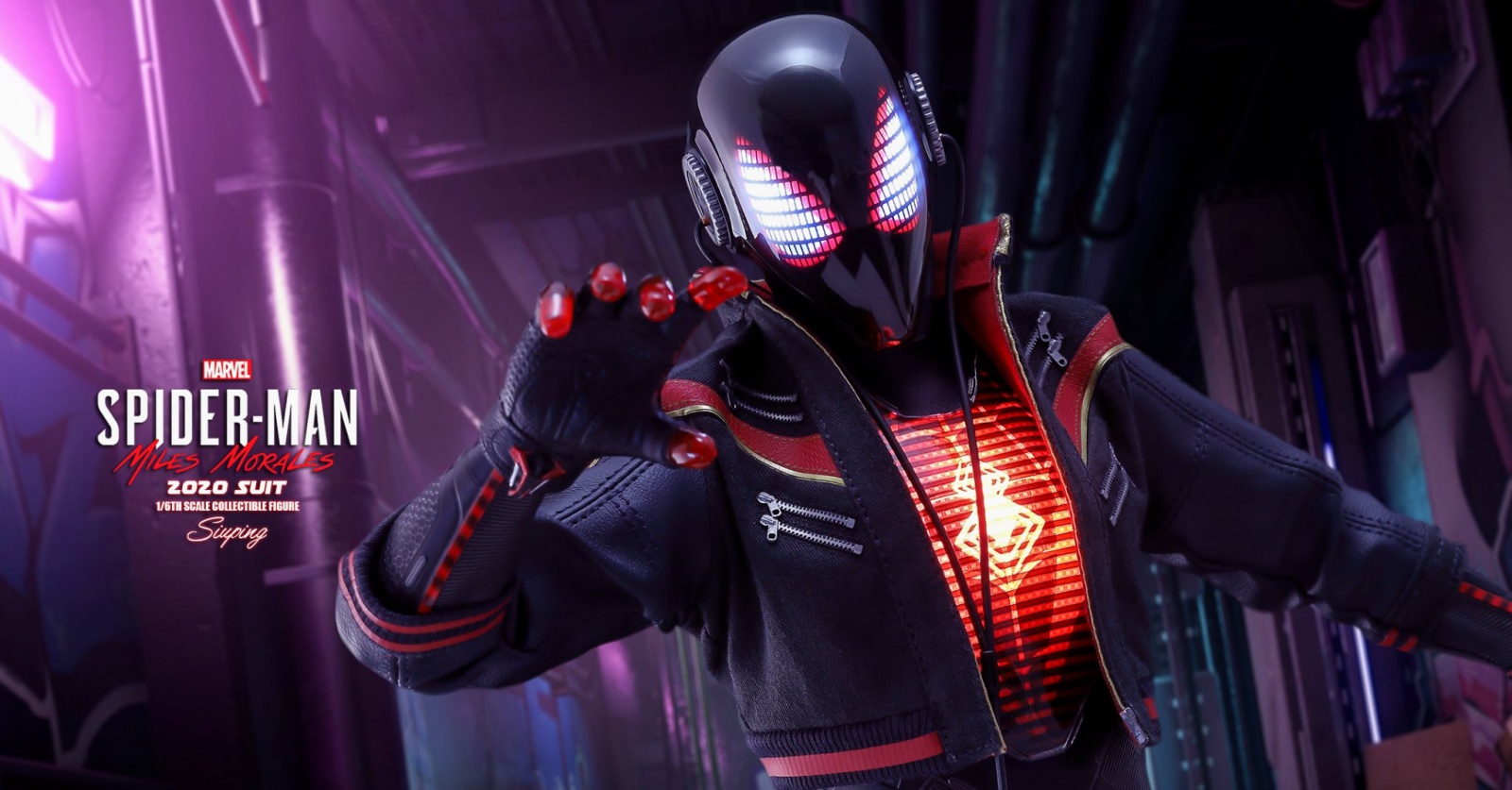 Hot Toys อวดโฉมฟิกเกอร์ Marvel's Spider-Man: Miles Morales [2020 Suit] สเกล 1/6
