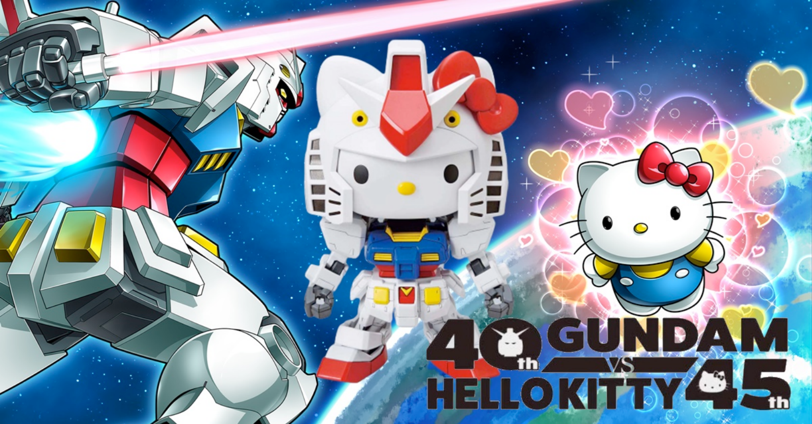 ครบรอบ 40 ปี GUNDAM VS 45 ปี HELLO KITTY 1 ครบรอบ 40 ปี GUNDAM VS 45 ปี HELLO KITTY