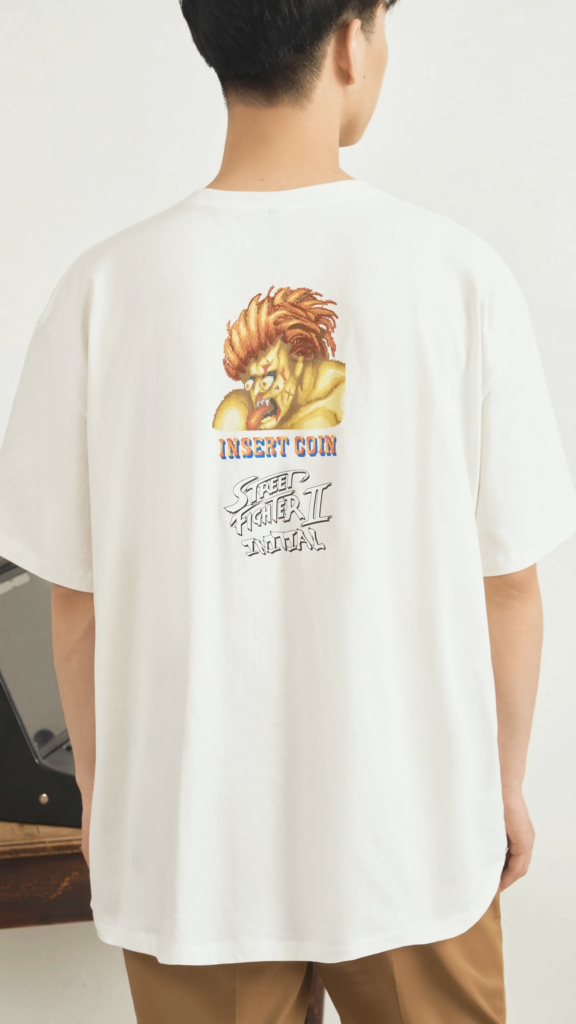 เสื้อยืดฉลองครบรอบ 35ปี Street Fighter x Initial 5 เสื้อยืดฉลองครบรอบ 35ปี Street Fighter x Initial