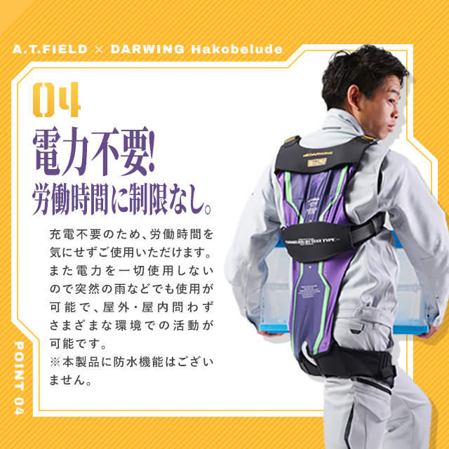 เสื้อพยุงหลังอุปกรณ์เสริมพลังแห่ง Evangelion