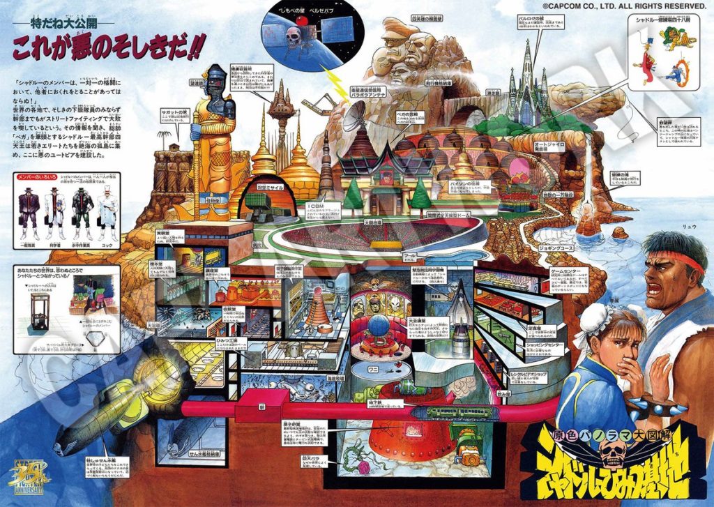 ภาพ Reprint โปสเตอร์ฐานองค์กรลับ Shadaloo ในเกม Street Fighter 2 ภาพ Reprint โปสเตอร์ฐานองค์กรลับ Shadaloo ในเกม Street Fighter