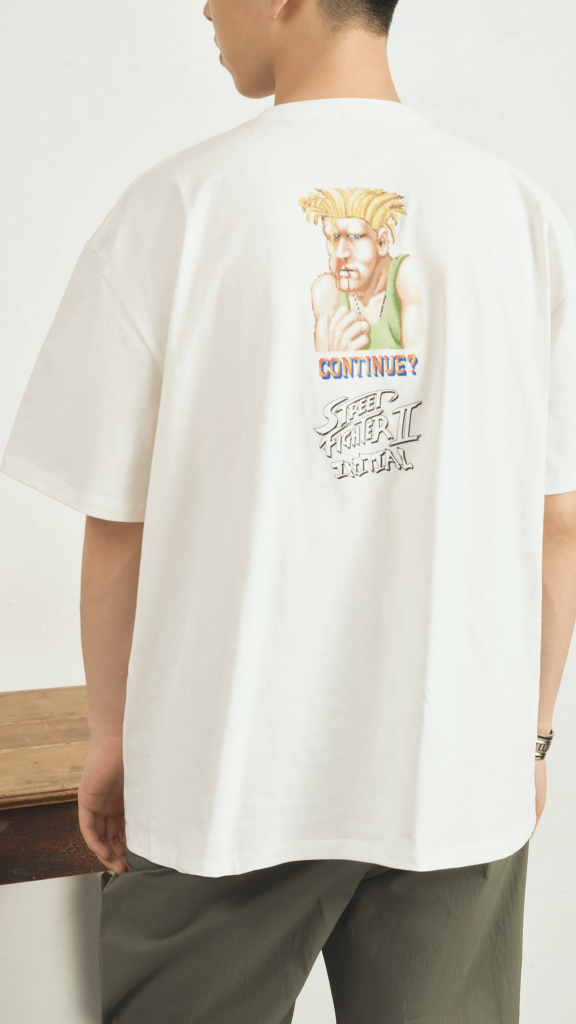 เสื้อยืดฉลองครบรอบ 35ปี Street Fighter x Initial 3 เสื้อยืดฉลองครบรอบ 35ปี Street Fighter x Initial
