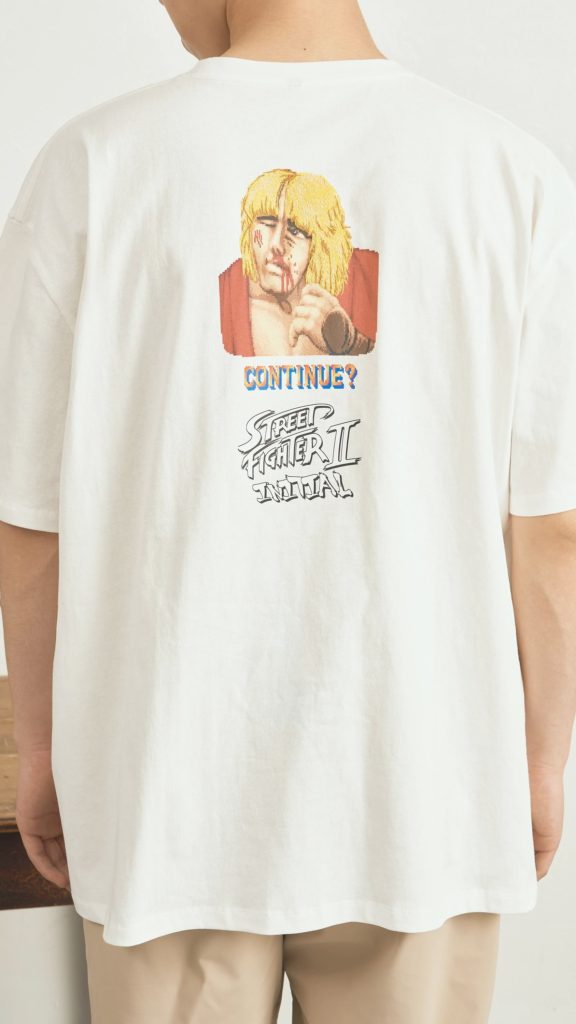 เสื้อยืดฉลองครบรอบ 35ปี Street Fighter x Initial 6 เสื้อยืดฉลองครบรอบ 35ปี Street Fighter x Initial