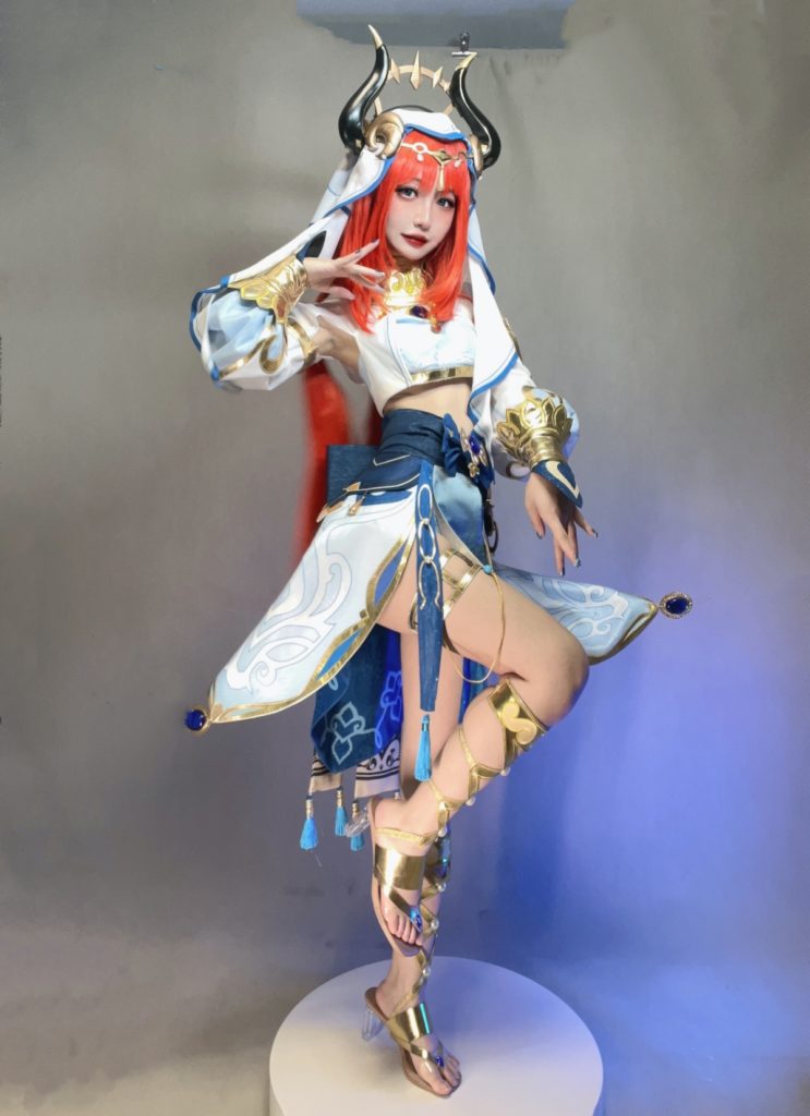 สาวจีนสุดแบ๊วแปลงโฉมเป็น Nilou จาก Genshin Impact 6 สาวจีนสุดแบ๊วแปลงโฉมเป็น Nilou จาก Genshin Impact