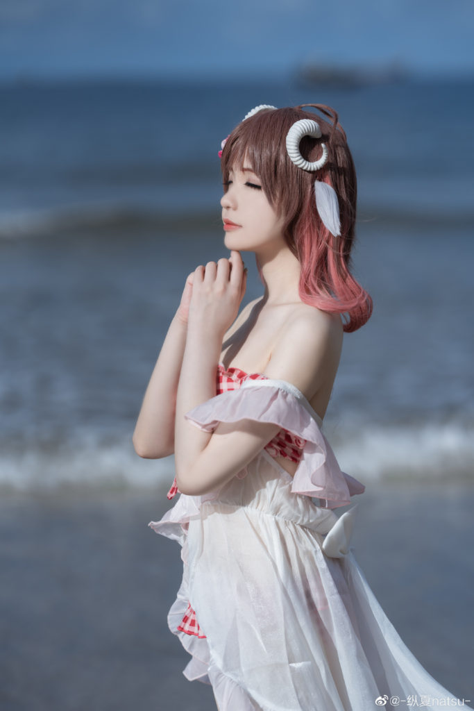 คอสเพลย์ Eyjafjalla จาก Arknights ใส่บิกินี่ เที่ยวทะเลสุดชิลล์ 6 คอสเพลย์ Eyjafjalla จาก Arknights ใส่บิกินี่ เที่ยวทะเลสุดชิลล์