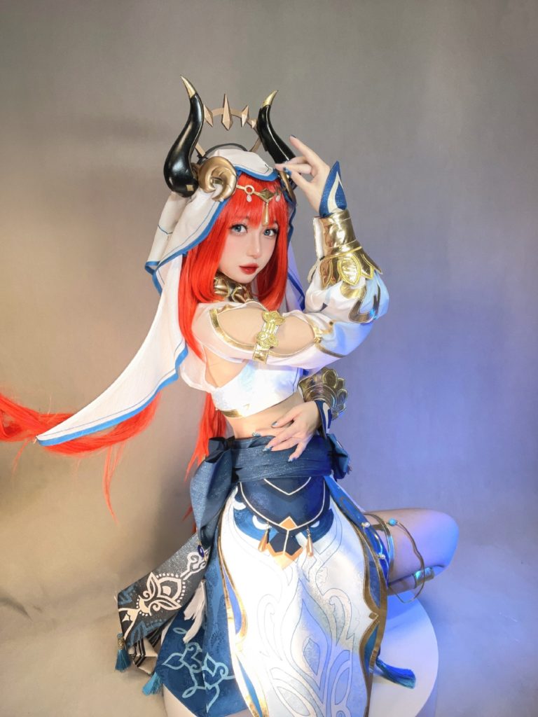 สาวจีนสุดแบ๊วแปลงโฉมเป็น Nilou จาก Genshin Impact 8 สาวจีนสุดแบ๊วแปลงโฉมเป็น Nilou จาก Genshin Impact