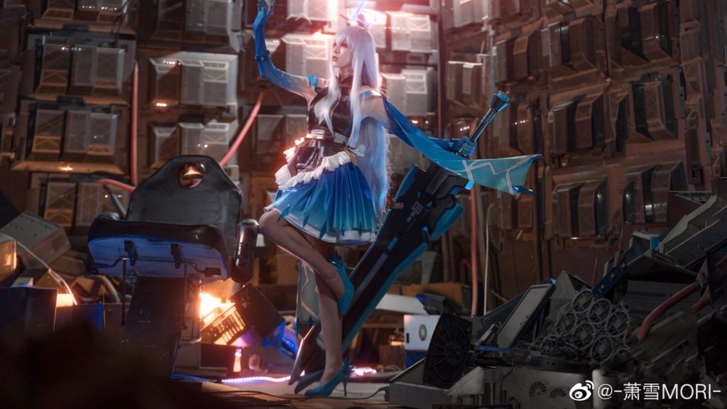 คอสเพลย์ Meryl จาก Tower of Fantasy 11 คอสเพลย์ Meryl จาก Tower of Fantasy
