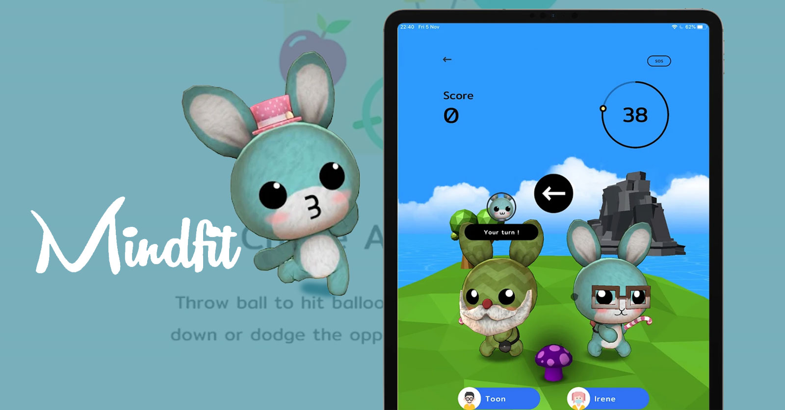 Mindfit แอปป้องกันป่วยซึมเศร้าในรูปแบบเกม