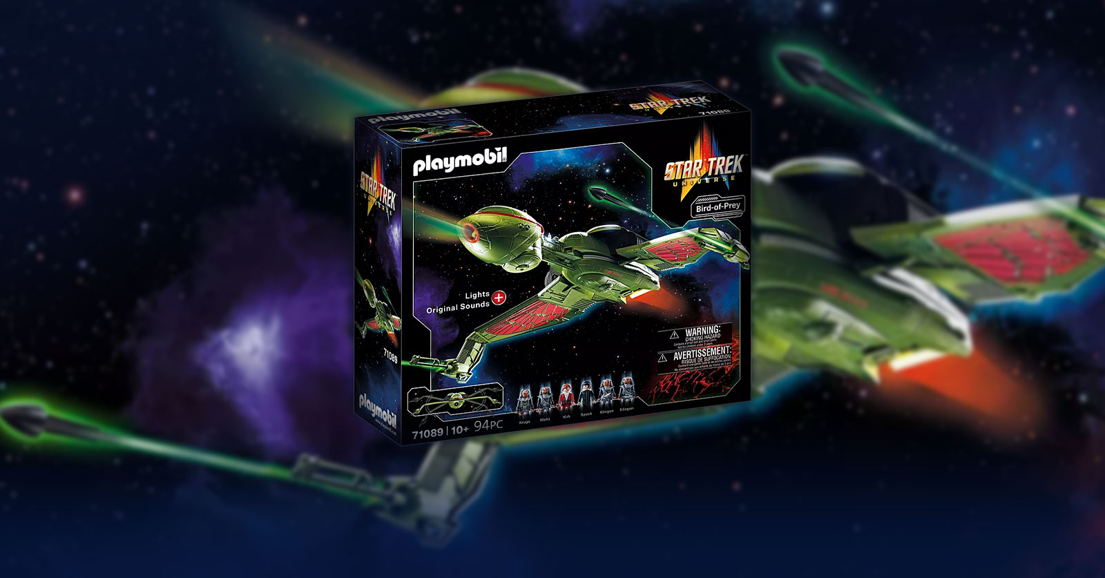 Playmobil พามุ่งหน้าสู่จีเนซีสเพลนเน็ตด้วย STAR TREK III Klingon Bird of Prey Playset 1 Playmobil พามุ่งหน้าสู่จีเนซีสเพลนเน็ตด้วย STAR TREK III Klingon Bird of Prey Playset