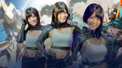 Sinonome Umi นางแบบกราเวียร์ผู้หลงใหลกันดั้มบุกงาน TGS2022