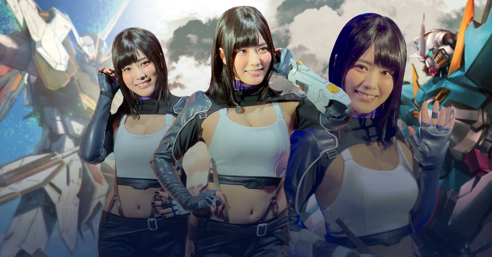 Sinonome Umi นางแบบกราเวียร์ผู้หลงใหลกันดั้มบุกงาน TGS2022 1 Sinonome Umi นางแบบกราเวียร์ผู้หลงใหลกันดั้มบุกงาน TGS2022