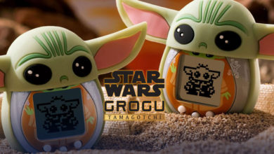 ชาวแมนดาลอเรียนเตรียมมาเลี้ยง Grogu ใน Tamagotchi Nano