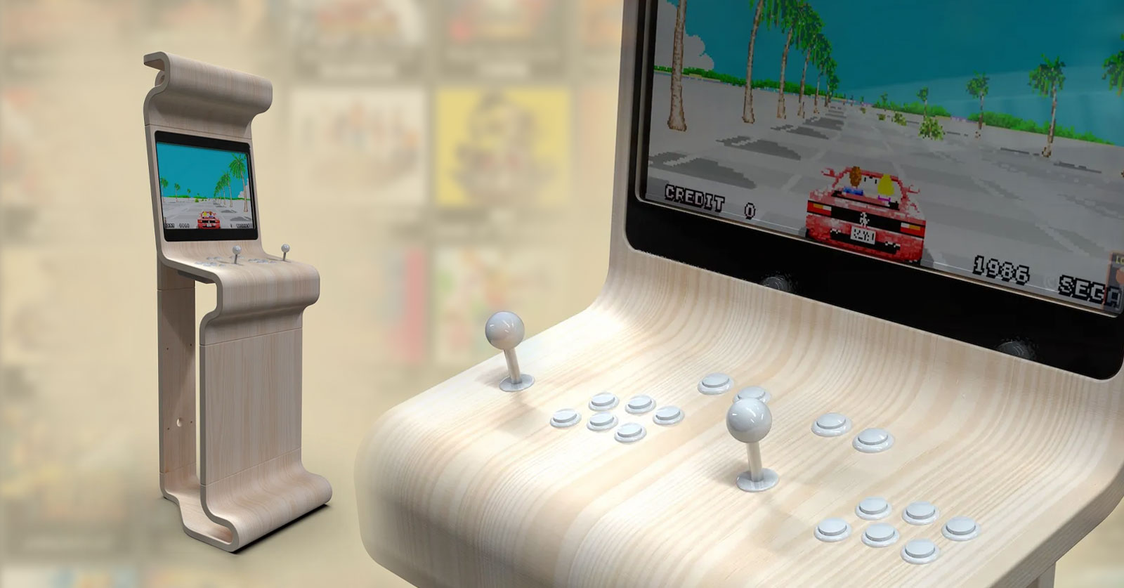 สวยงามผลงานตู้เกม Arcade ดีไซน์ไม้สุดเก๋ 1 สวยงามผลงานตู้เกม Arcade ดีไซน์ไม้สุดเก๋
