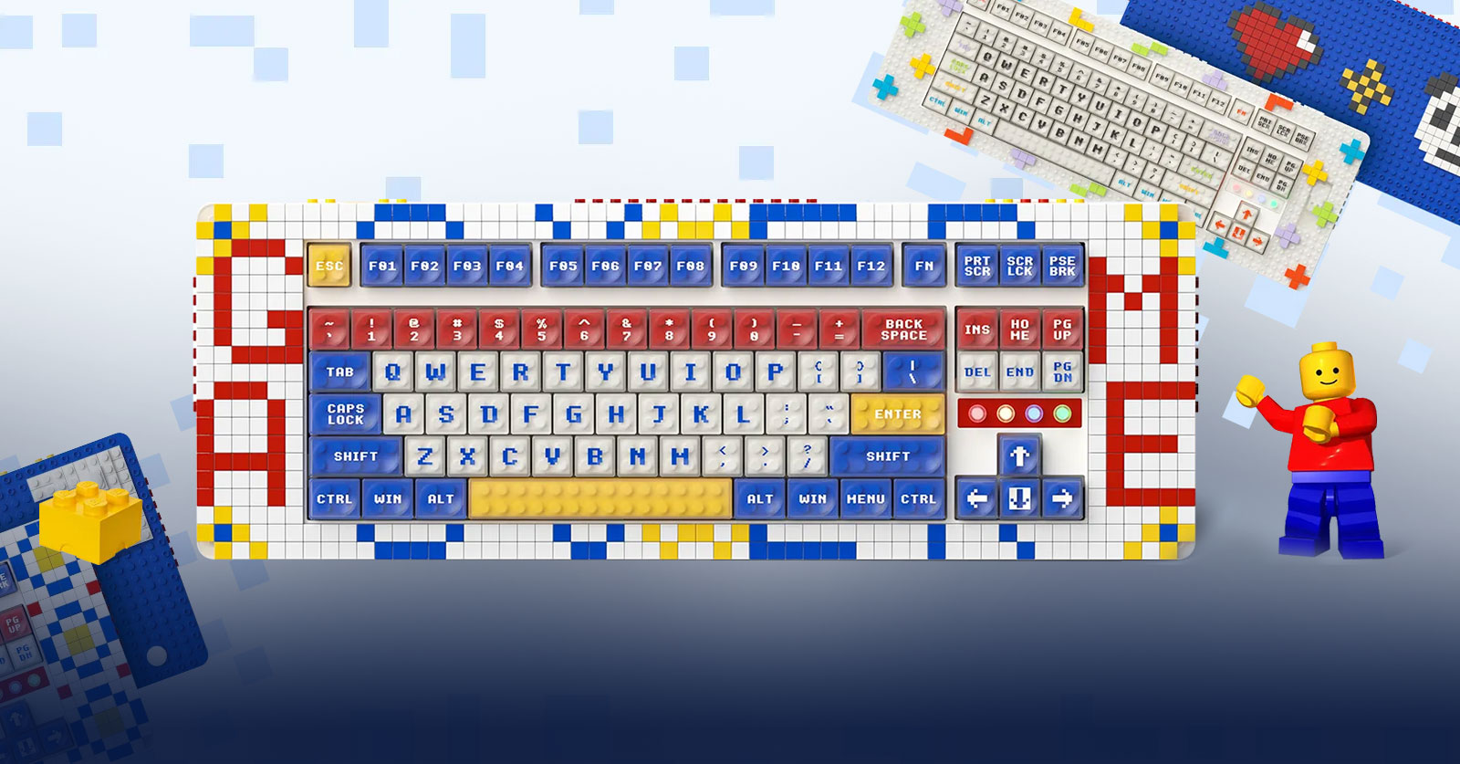 Melgeek Pixel โมดิฟาย​คีย์บอร์ด​สำหรับคนรักการต่อเลโก้