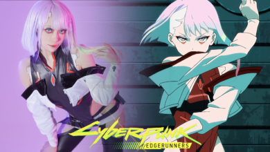 สาวจีนแปลงโฉมเป็น Lucy จาก Cyberpunk: Edgerunners