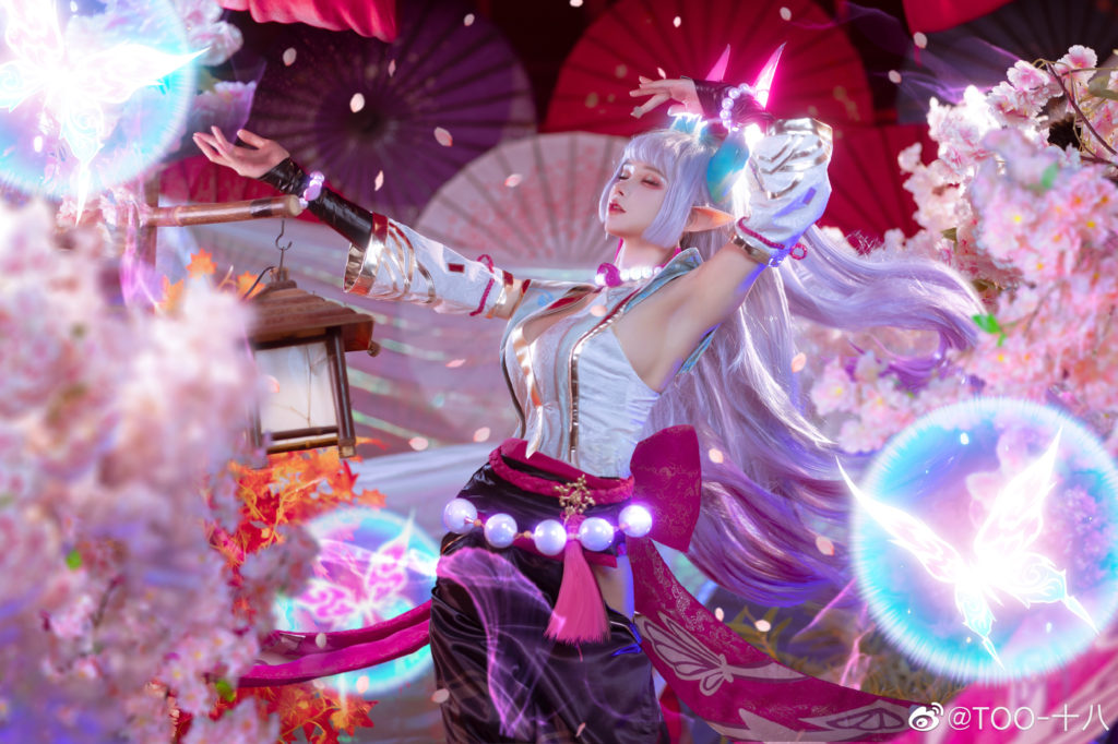 คอสเพลย์ Syndra เวอร์ชั่น Spirit Blossom แบบเว่อวังอลังการ 10 คอสเพลย์ Syndra เวอร์ชั่น Spirit Blossom แบบเว่อวังอลังการ