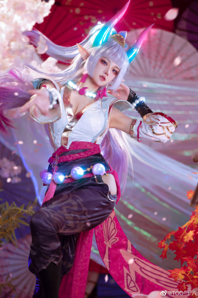 คอสเพลย์ Syndra เวอร์ชั่น Spirit Blossom แบบเว่อวังอลังการ 9 คอสเพลย์ Syndra เวอร์ชั่น Spirit Blossom แบบเว่อวังอลังการ