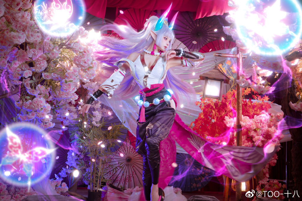 คอสเพลย์ Syndra เวอร์ชั่น Spirit Blossom แบบเว่อวังอลังการ 13 คอสเพลย์ Syndra เวอร์ชั่น Spirit Blossom แบบเว่อวังอลังการ