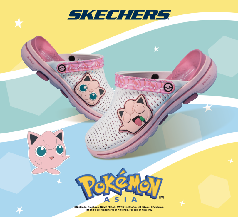 Skechers and Pokemon GOwalk 5™ Jigglypuff Women White Pink