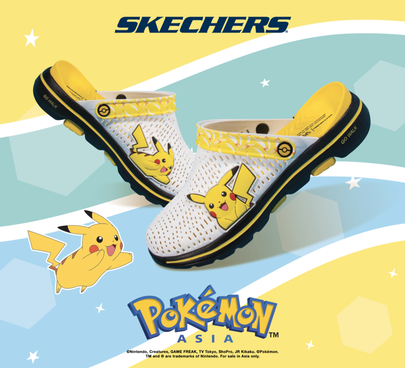 Skechers and Pokemon GOwalk 5™ Pikachu Women White Yellow Right