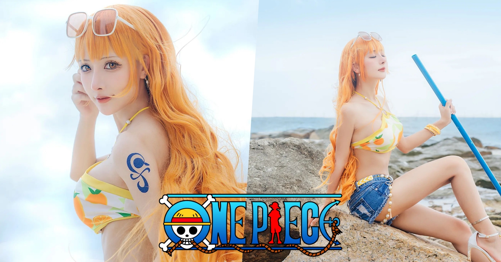 คอสเพลย์ Nami จาก ONE PIECE ในชุดส้มสดใส 1 คอสเพลย์ Nami จาก ONE PIECE ในชุดส้มสดใส