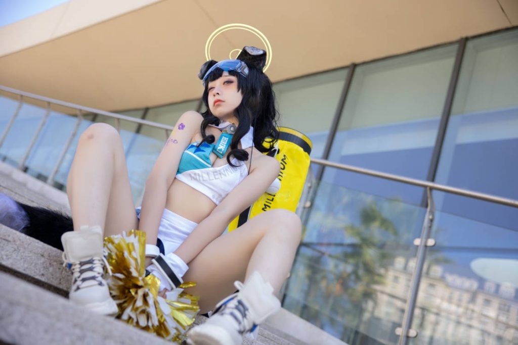 คอสเพลย์ Hibiki จาก Blue Archive 2 คอสเพลย์ Hibiki จาก Blue Archive