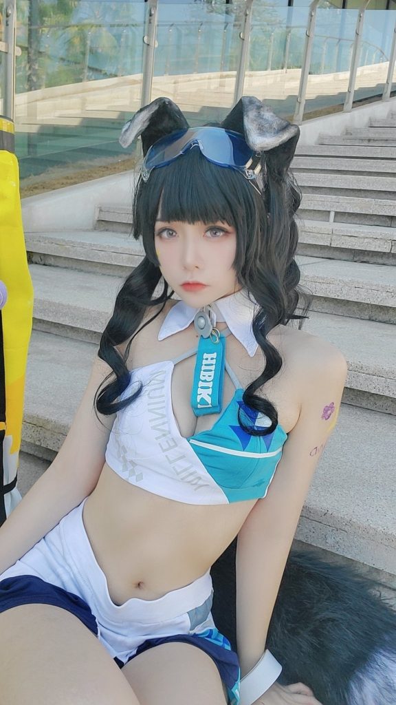 คอสเพลย์ Hibiki จาก Blue Archive 3 คอสเพลย์ Hibiki จาก Blue Archive