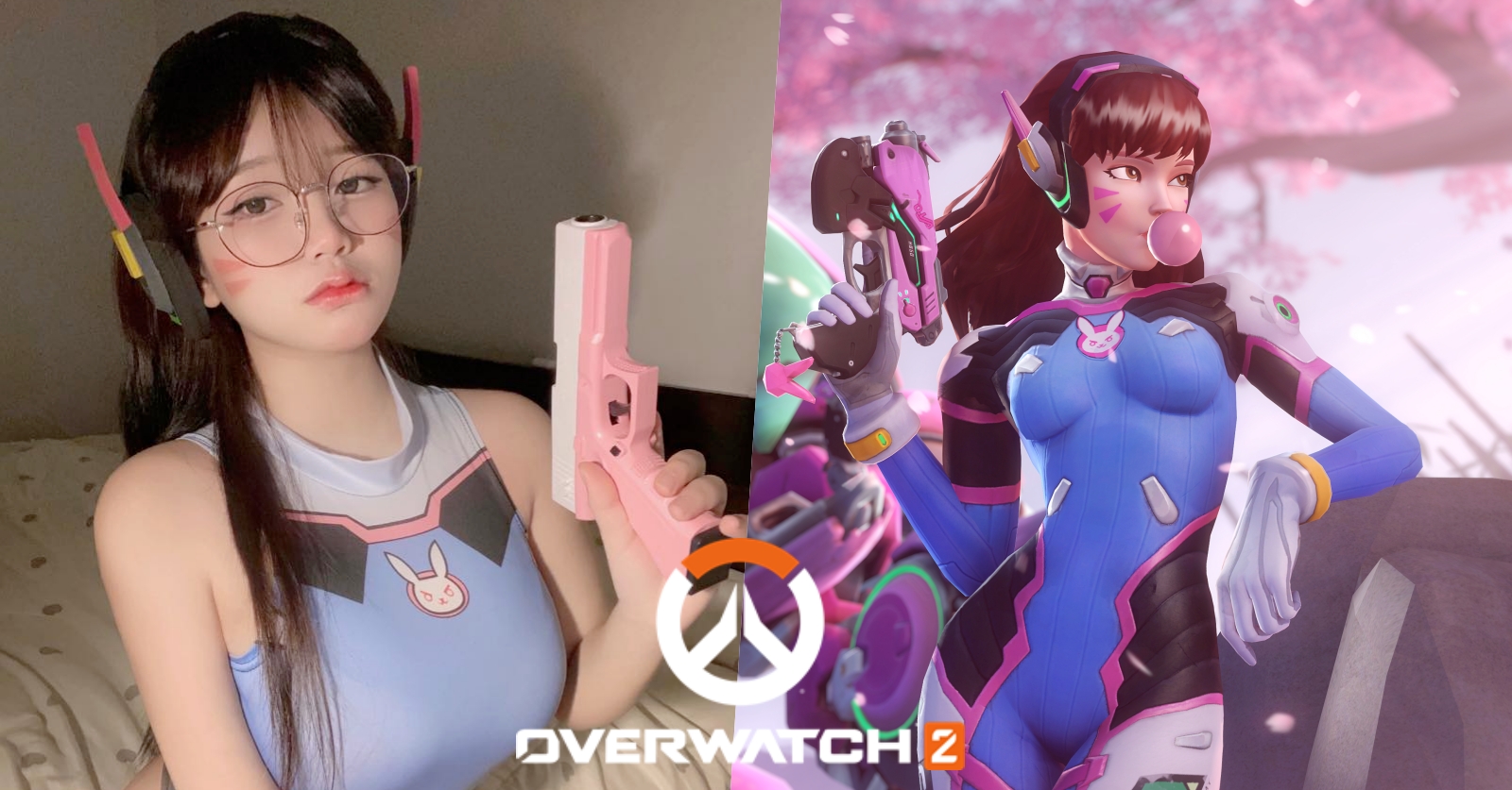 สาวไทยจัดให้ แปลงโฉมเป็น D.Va ในสไตล์สาวแว่น 1 สาวไทยจัดให้ แปลงโฉมเป็น D.Va ในสไตล์สาวแว่น