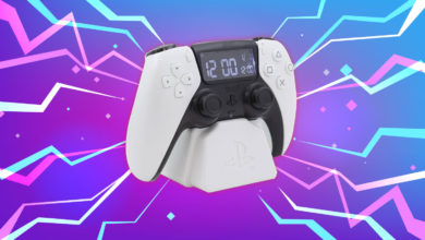 นาฬิกาปลุกในรูปแบบจอย PlayStation 5