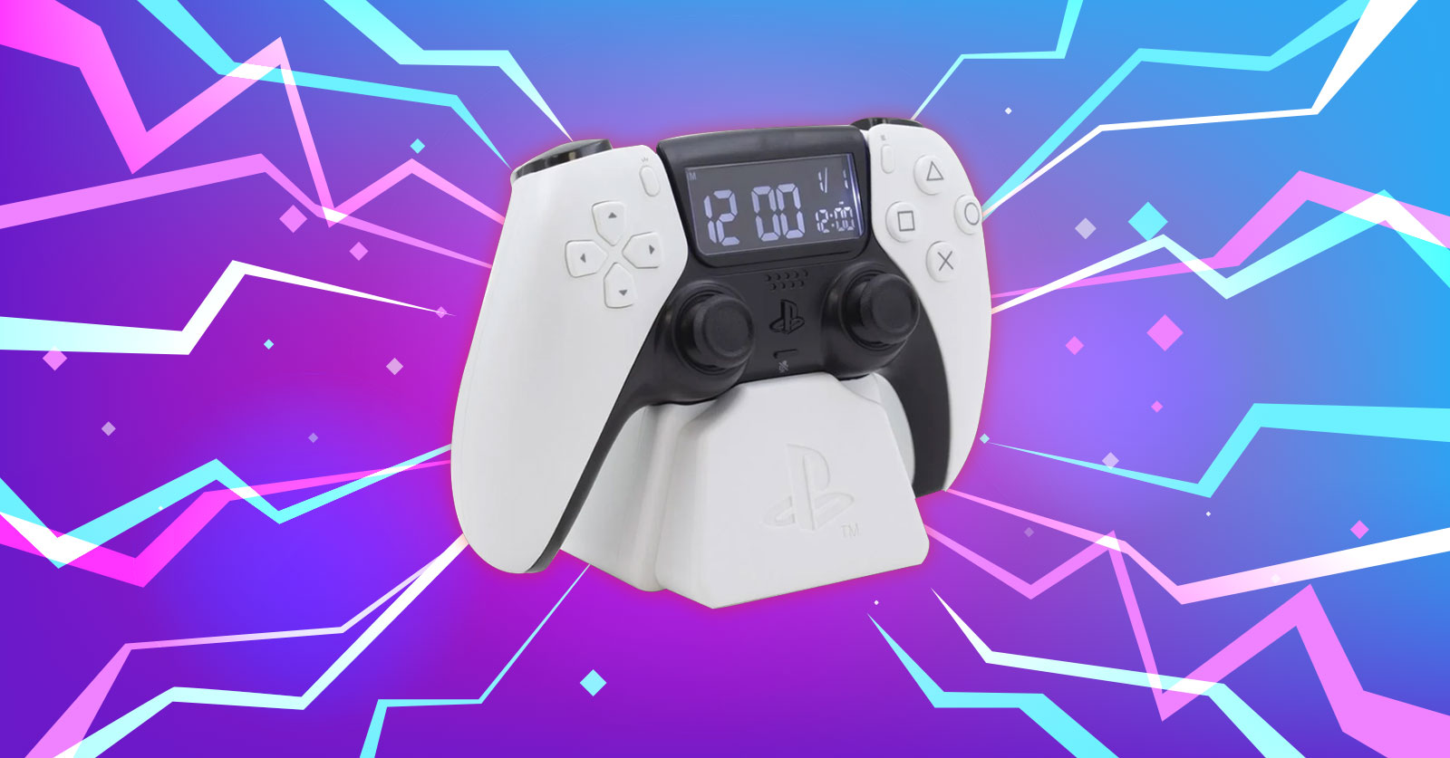นาฬิกาปลุกในรูปแบบจอย PlayStation 5 1 นาฬิกาปลุกในรูปแบบจอย PlayStation 5